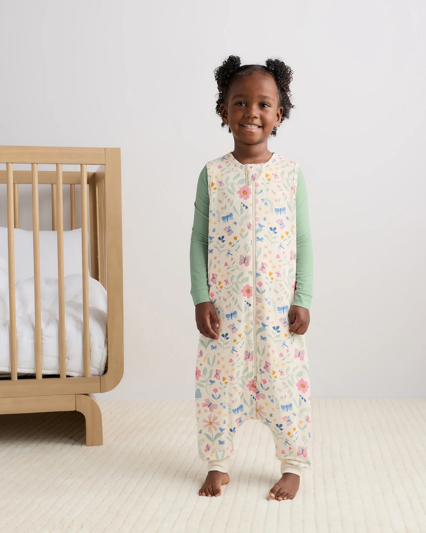 Bamboo Sleep Bag Walker 1.5 TOG - M / Colony Blue