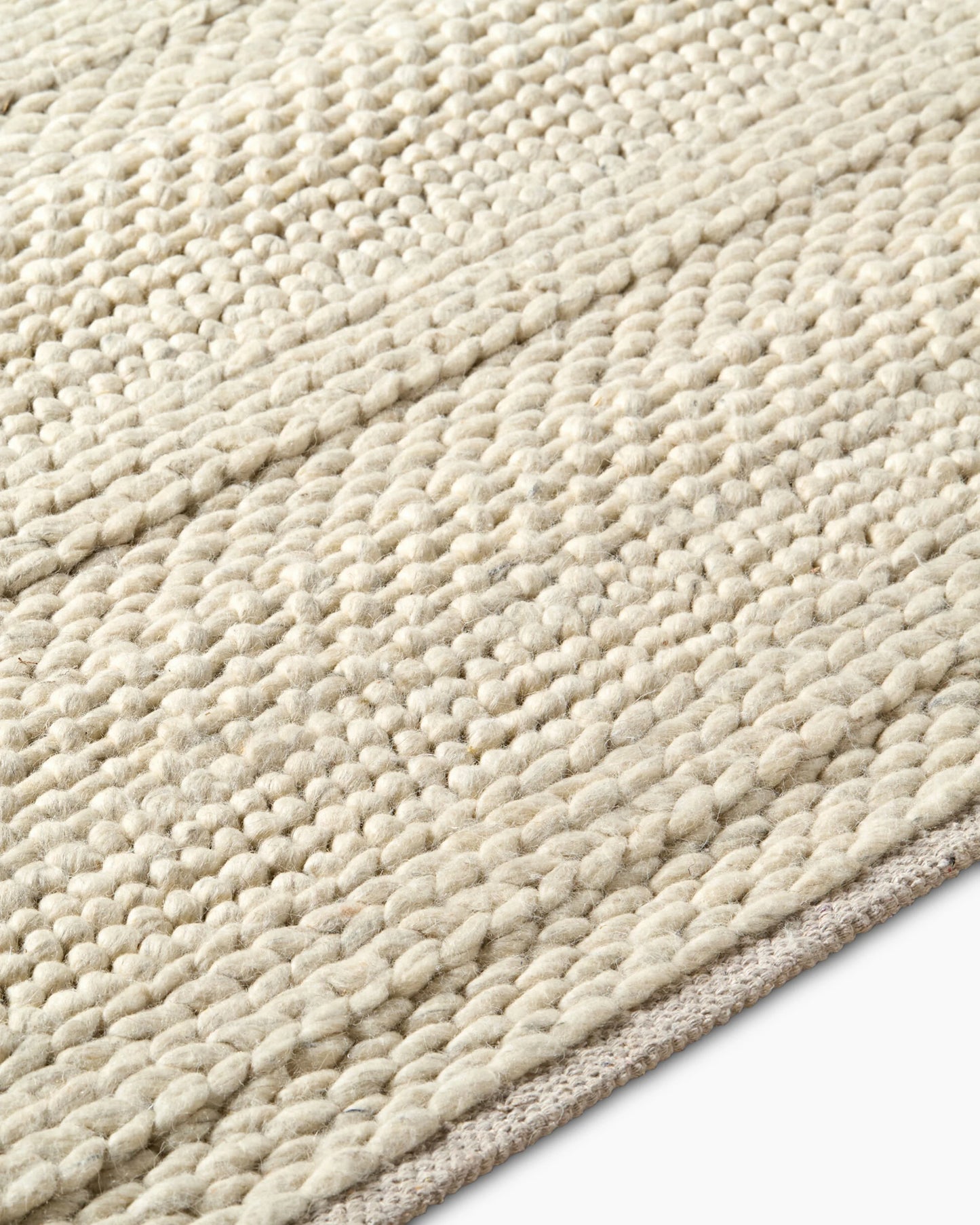 Rowan Handwoven Wool Rug - 5' x 8' / Sand
