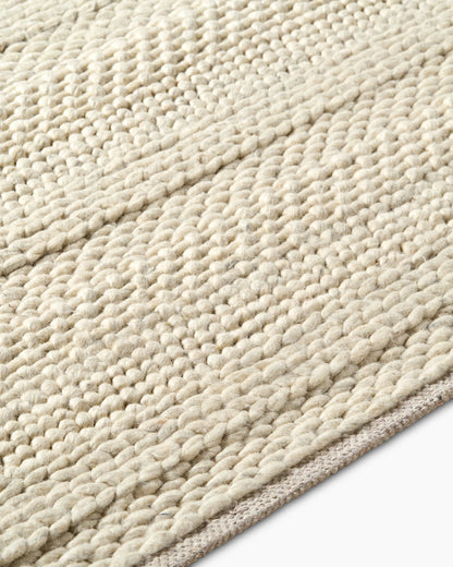 Rowan Handwoven Wool Rug - 5' x 8' / Sand