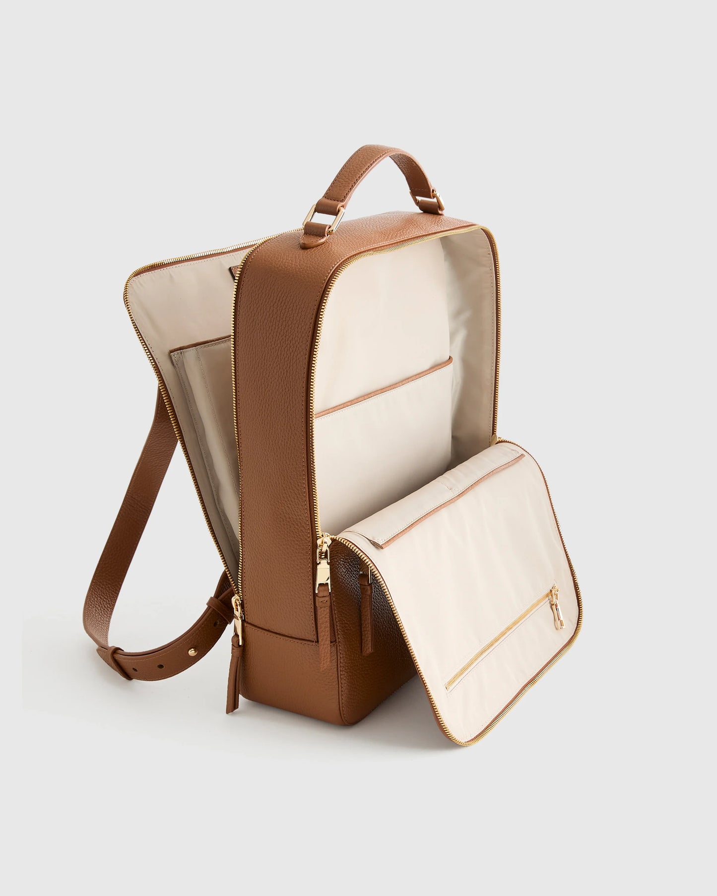 Marlow Laptop Backpack - One Size / Soft Ivory