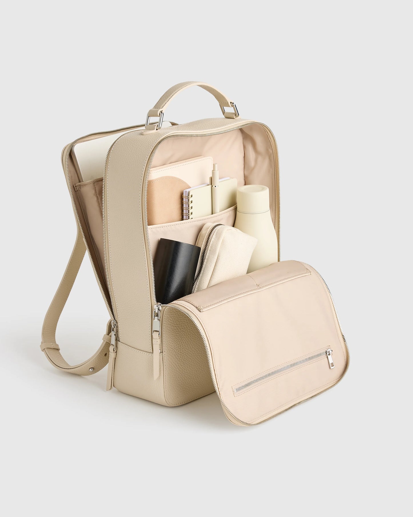 Marlow Laptop Backpack - One Size / Soft Ivory