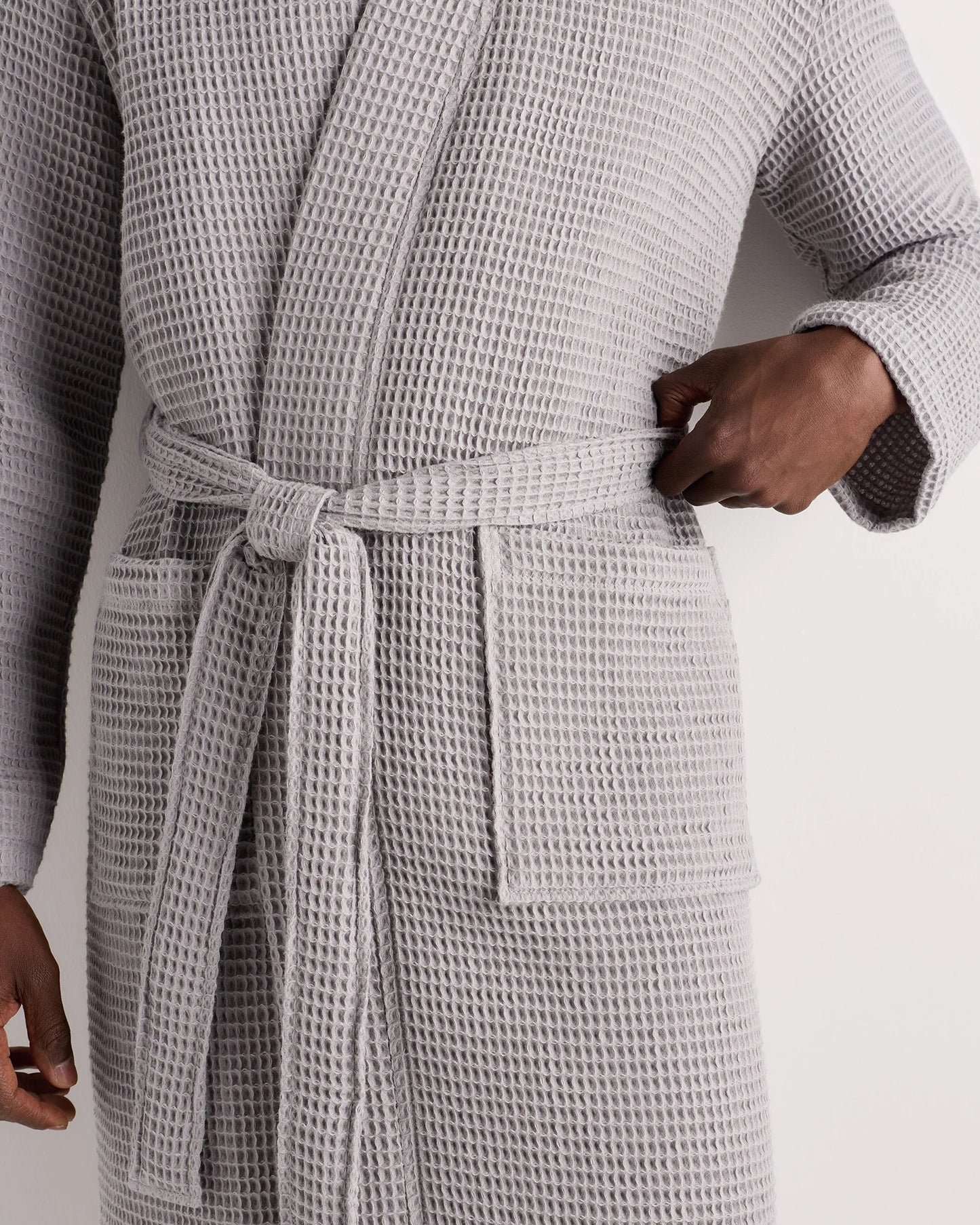 Organic Turkish Waffle Robe - XS / White