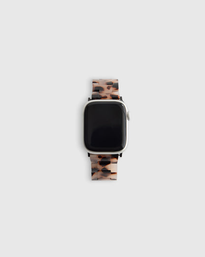 Acetate Smartwatch Band - 38mm - 42mm / Grey Tortoise