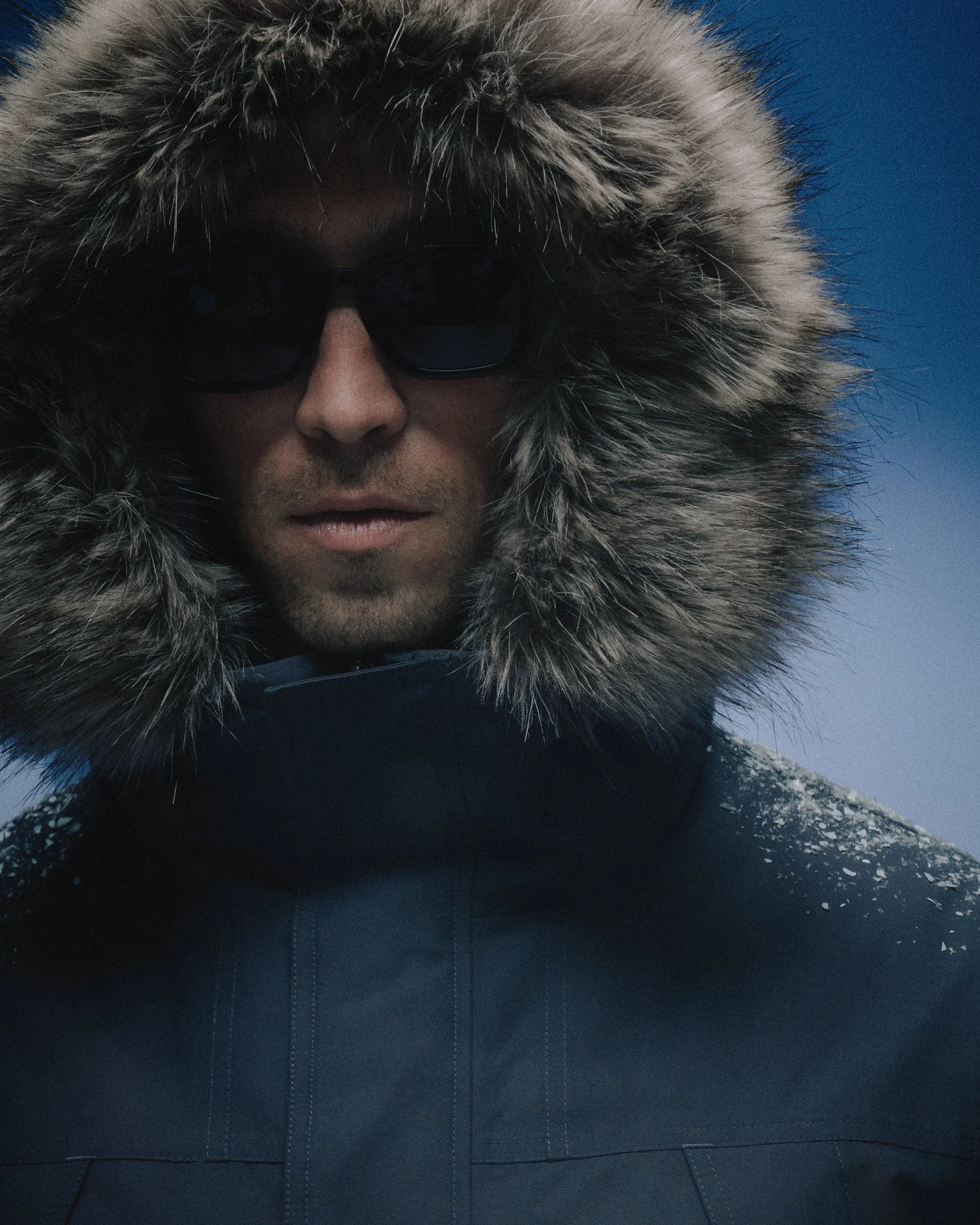 Responsible Down Hooded Parka - S / Storm Blue