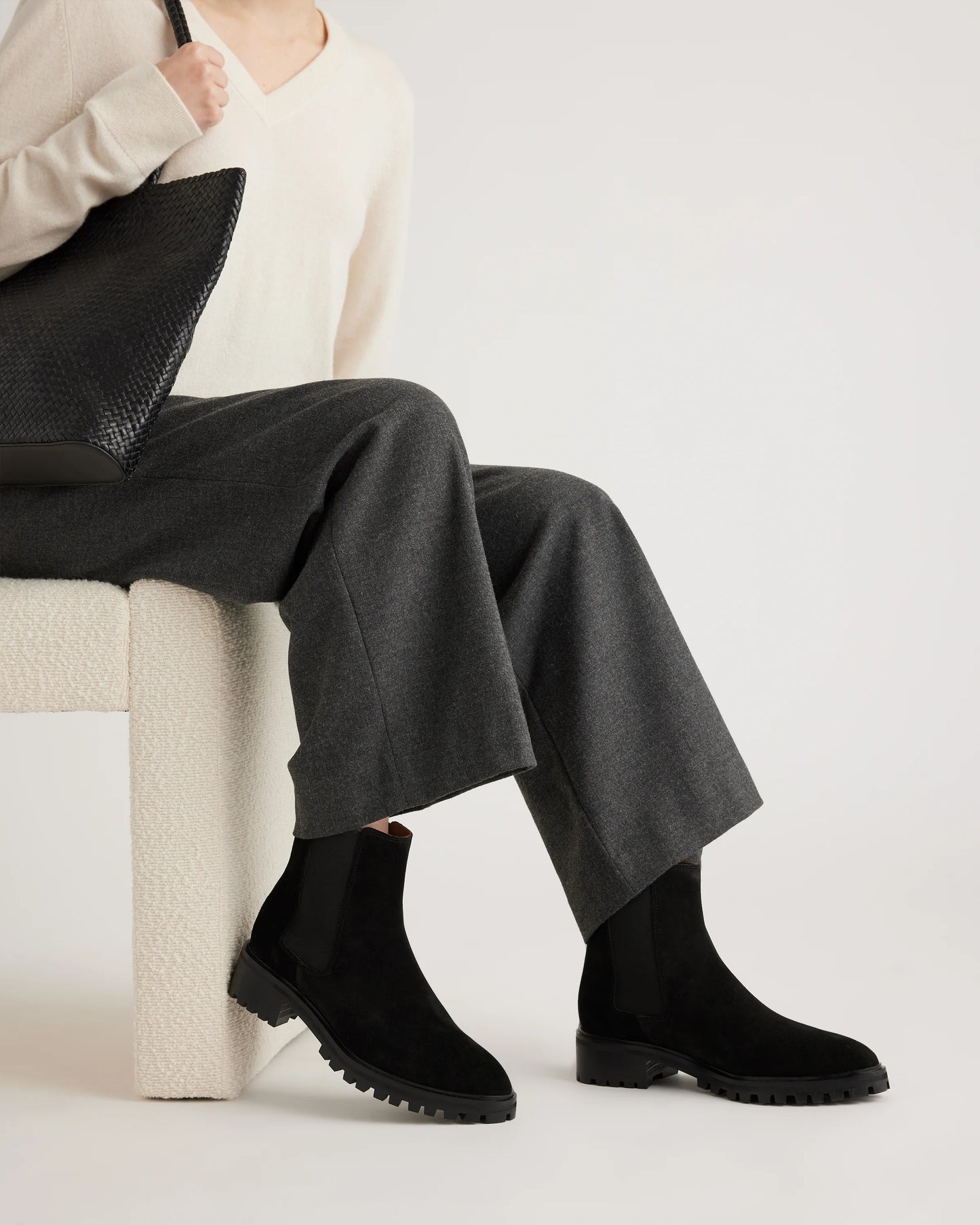 Suede Chelsea Boot - 5 / Desert