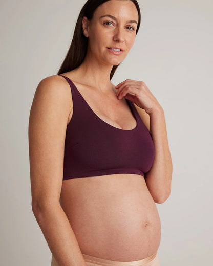 Micromodal Maternity & Postpartum Bra (2-pack) - XS / Syrah