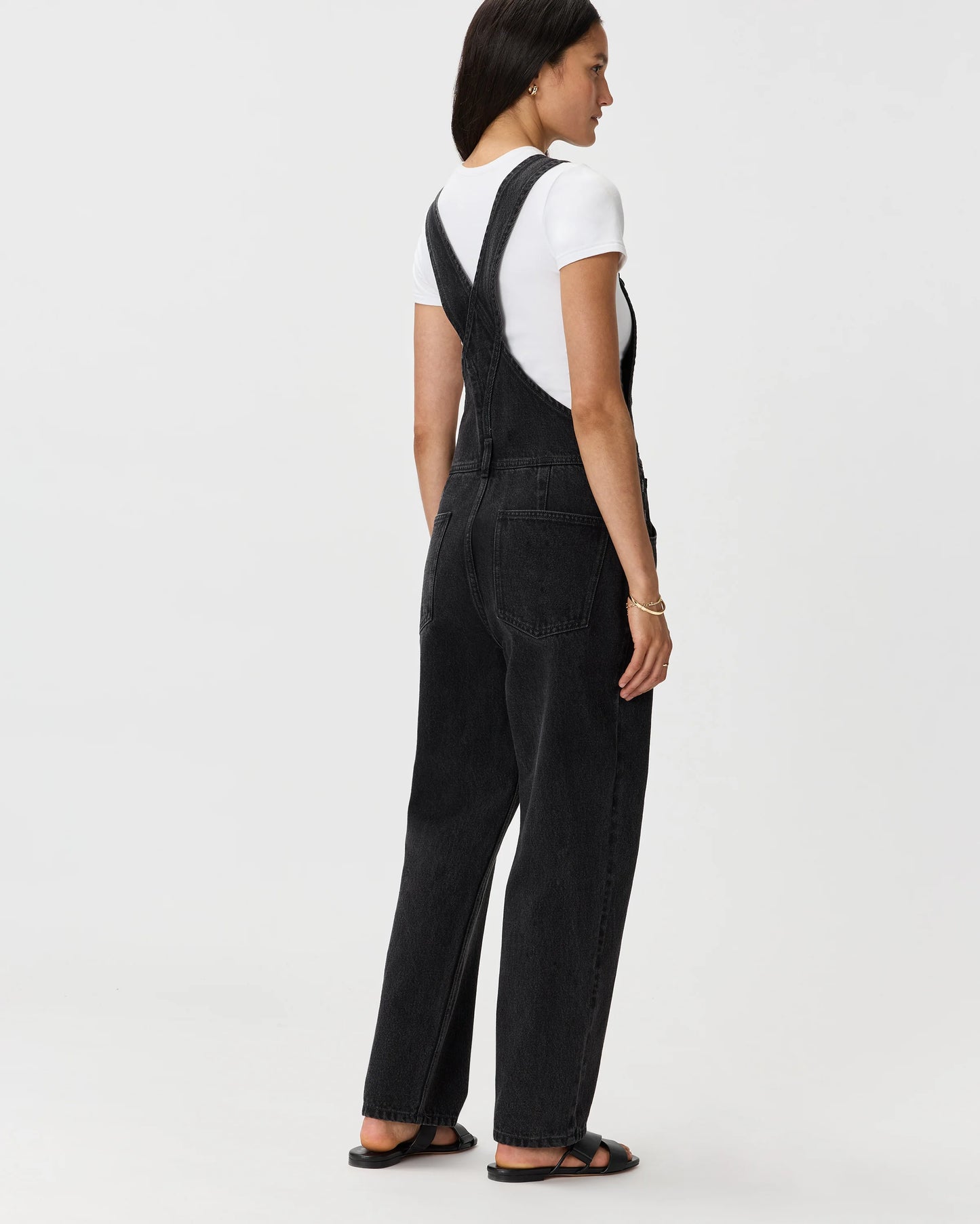 100% Organic Denim Overalls - XS / Mascara Black