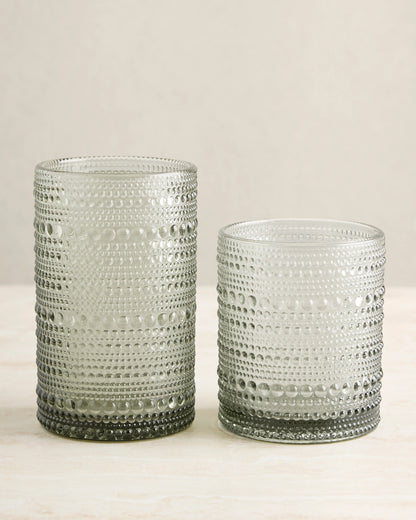 Jupiter Tall Glass Tumbler (Set of 6) - One Size / Fern Green