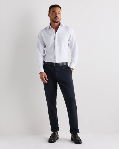 Performance Stretch Wrinkle-Free Slim Dress Shirt - S / White