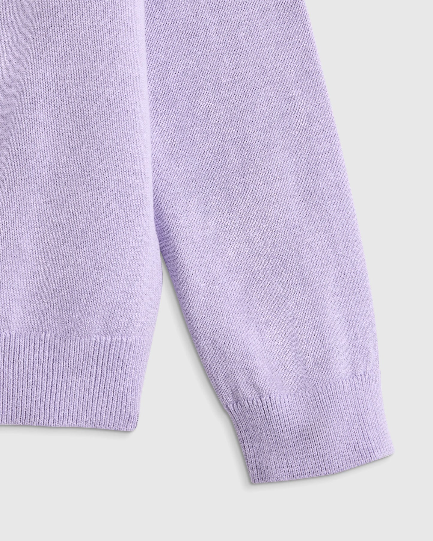 100% Organic Cotton Crewneck Cardigan - 2T / Ivory