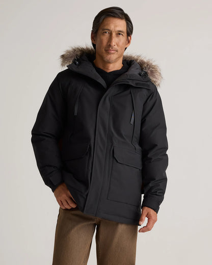 Responsible Down Hooded Parka - S / Storm Blue