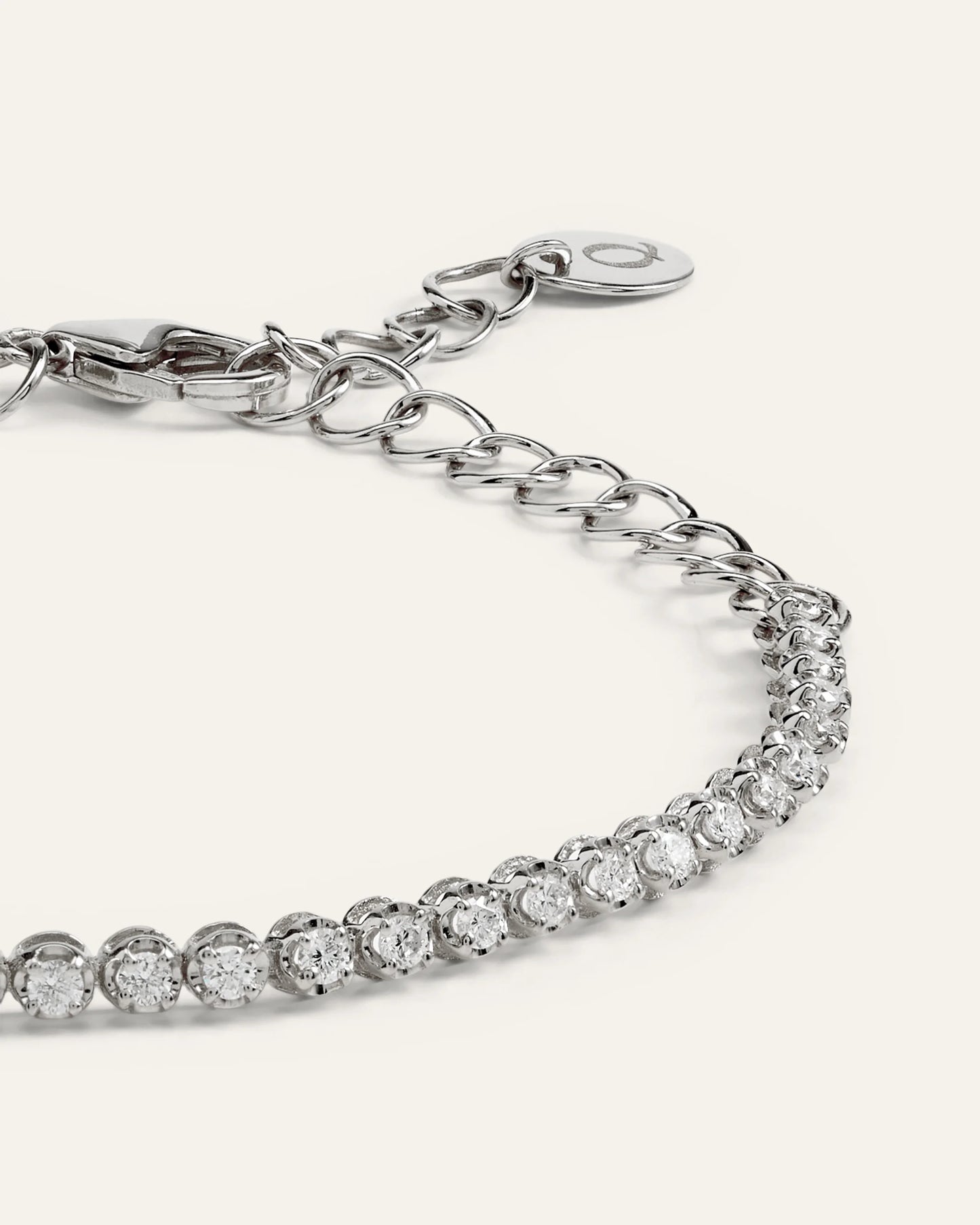 14K Gold Diamond Petite Tennis Bracelet - 0.50ctw - One Size / Yellow Gold