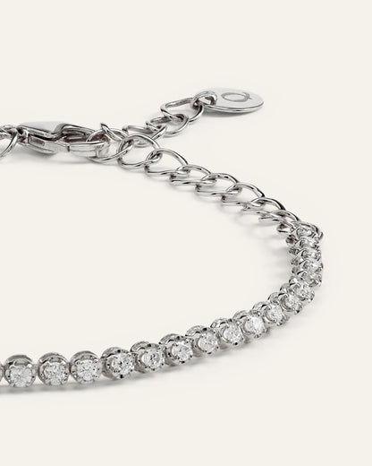 14K Gold Diamond Petite Tennis Bracelet - 0.50ctw - One Size / Yellow Gold