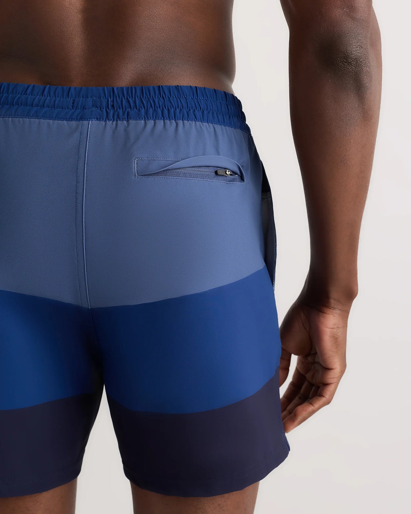 Italian Swim Trunks - 5.5" - XS / Navy Diamond Geo