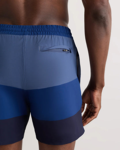 Italian Swim Trunks - 5.5" - XS / Navy Diamond Geo
