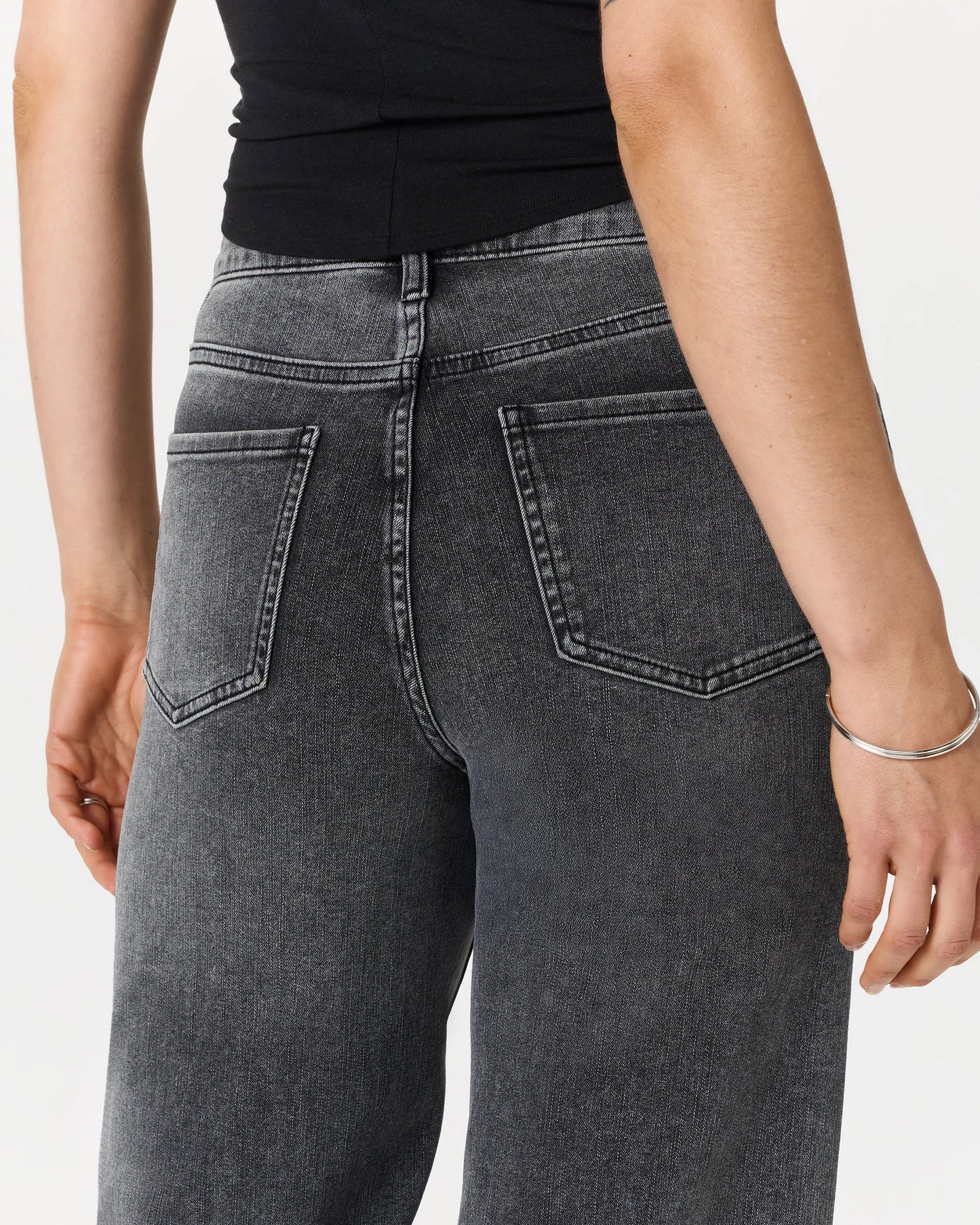 Bella Stretch Wide Leg Jeans - 24 / Frosted Blue