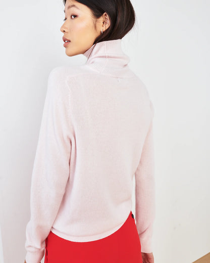 Mongolian Cashmere Turtleneck Sweater - XS / Heather Grey