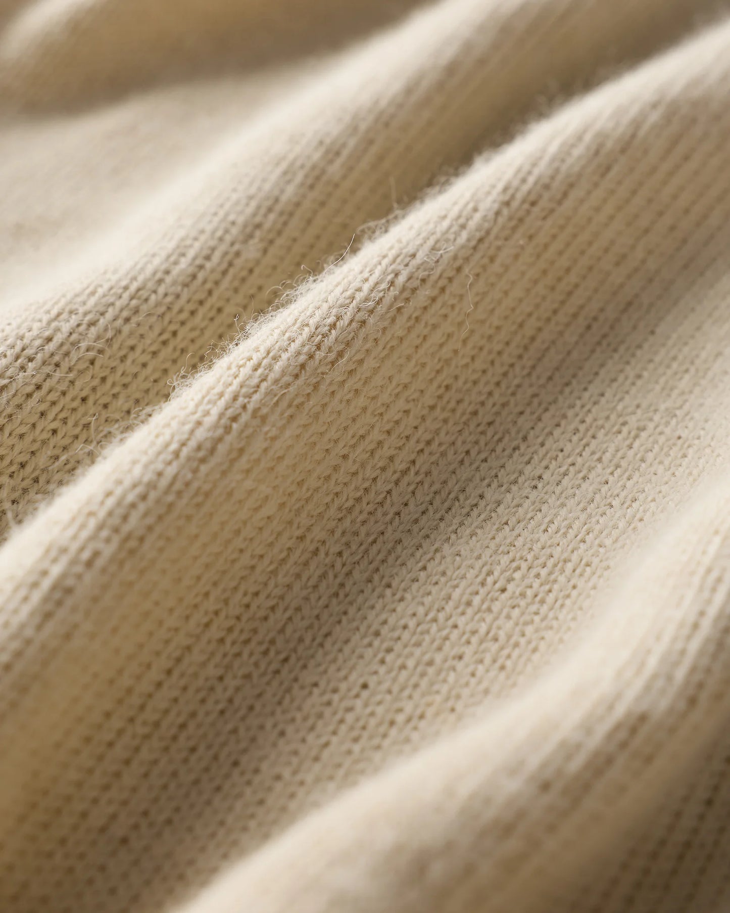 Alpaca-Wool Crewneck Sweater - S / Natural