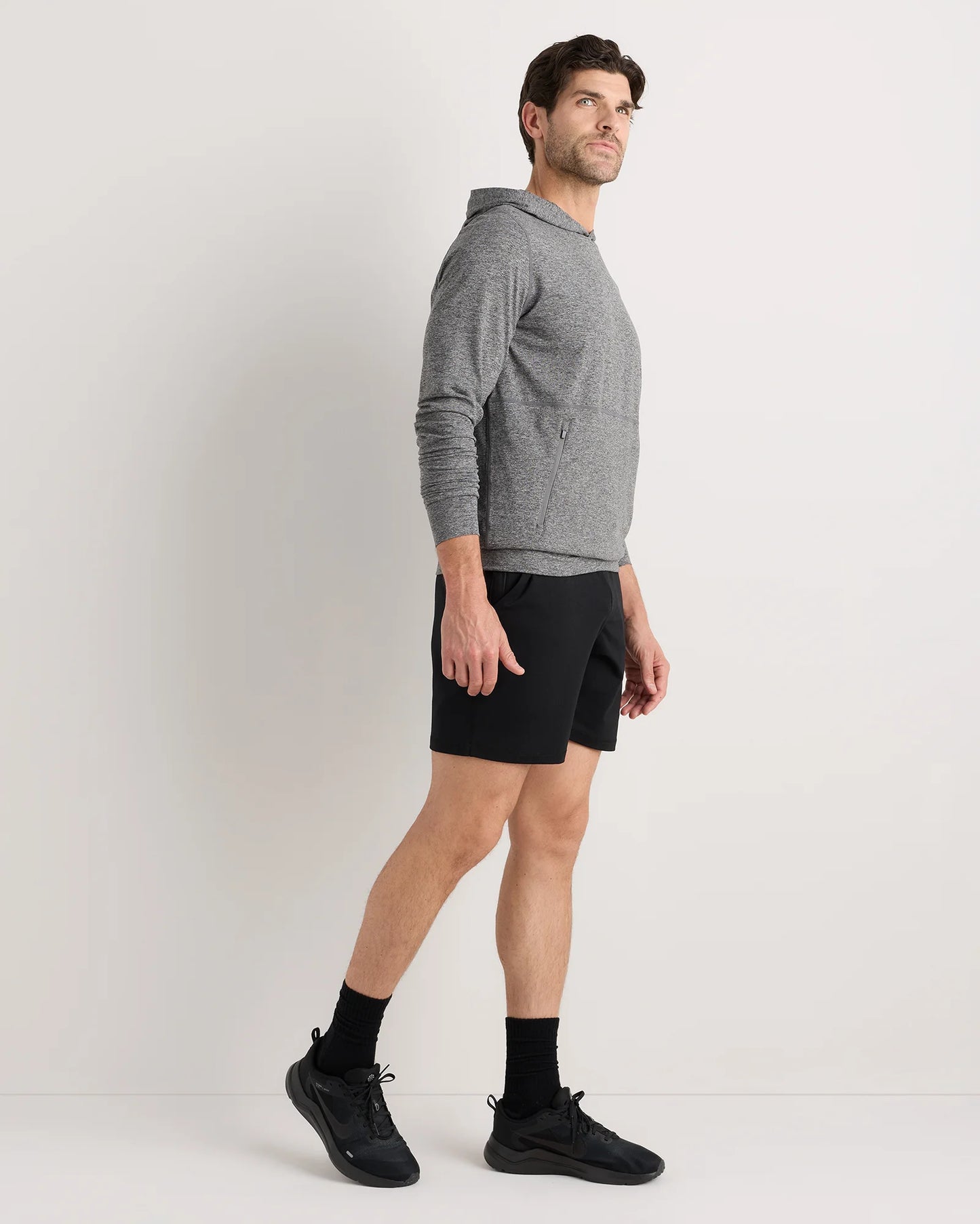 Flowknit Performance Hoodie - XS / Heather Coffee Bean Brown