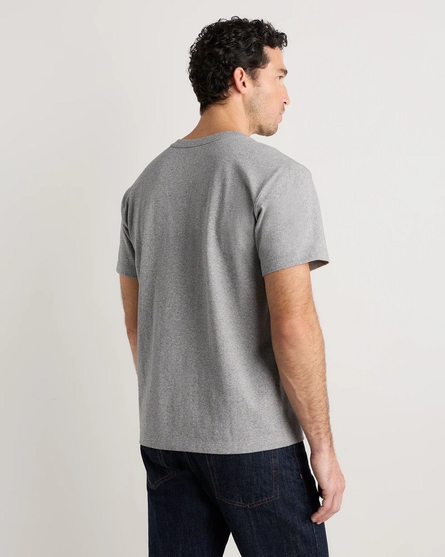 100% Organic Cotton Heavyweight Tee - XS / Natural