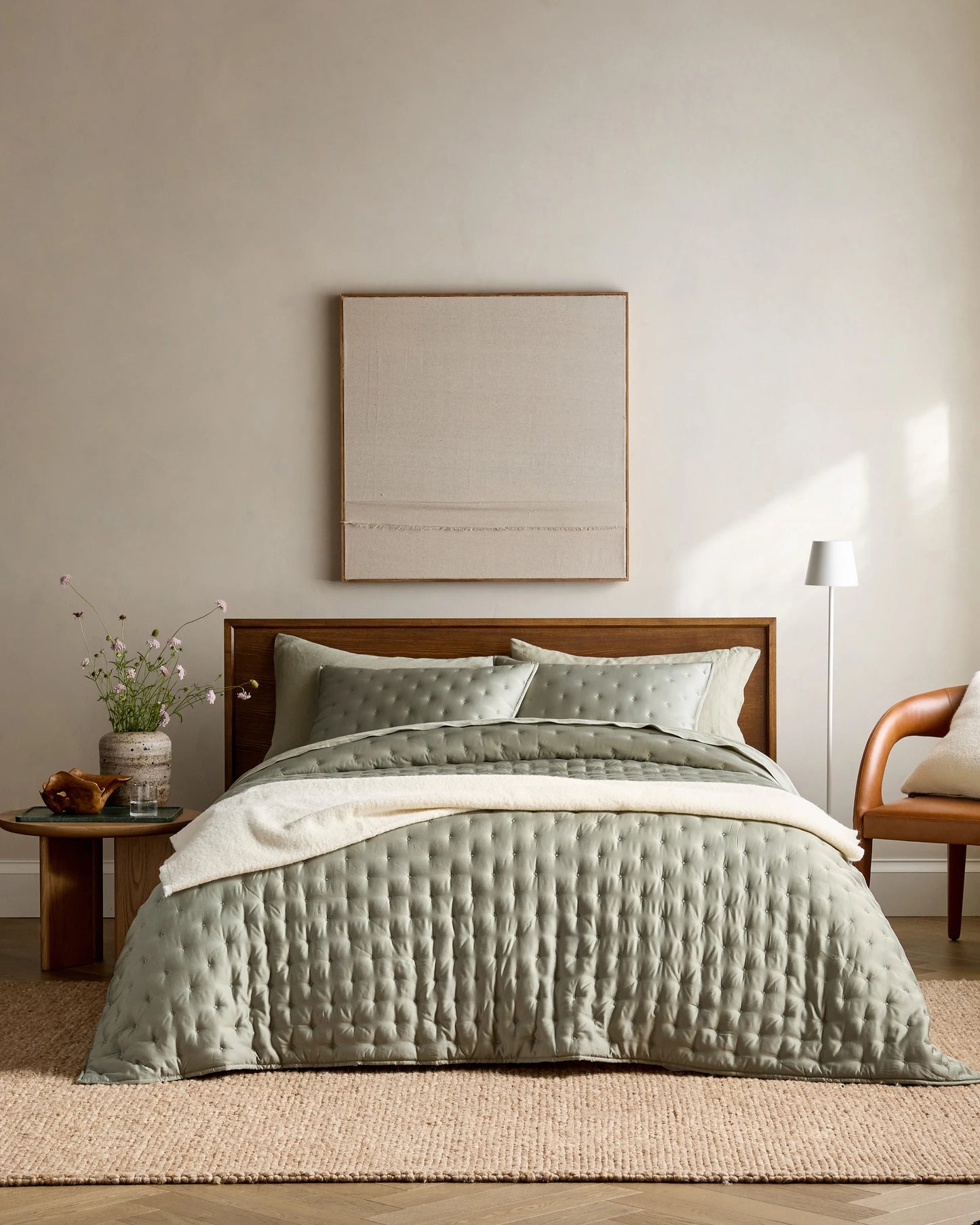 Bamboo Dream Quilt - Twin / Sage