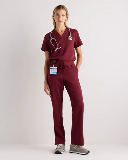 AeraFlex Scrub Cargo Pants - XS / Bold Black
