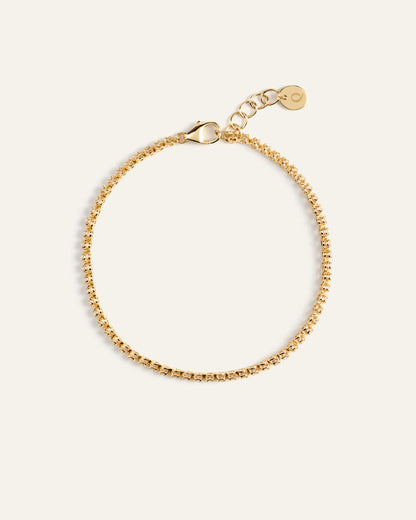 14K Gold Diamond Petite Tennis Bracelet - 1ctw - One Size / Yellow Gold