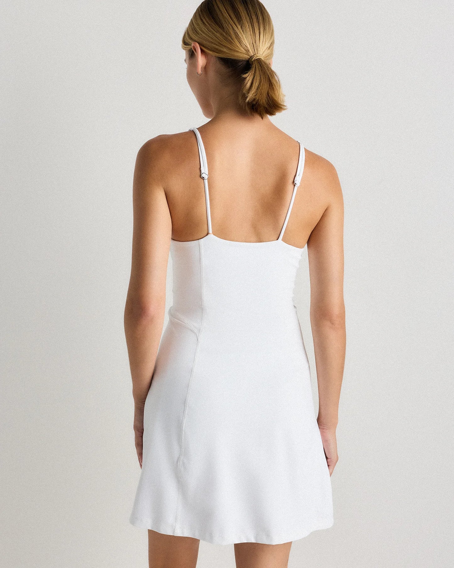 Power-Up Square Neck Dress - XS / Black