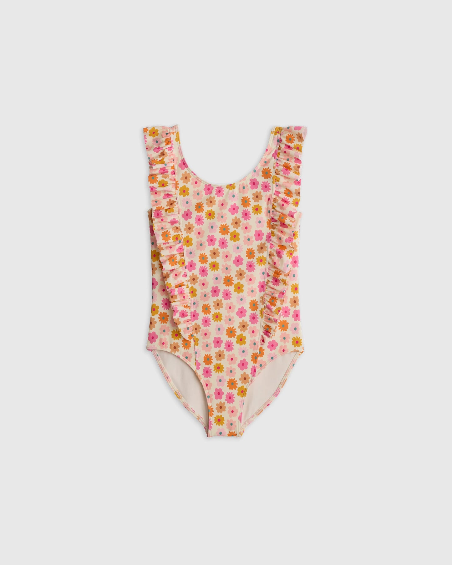 Ruffle One Piece Swimsuit - 6 / Soft Ditsy Floral