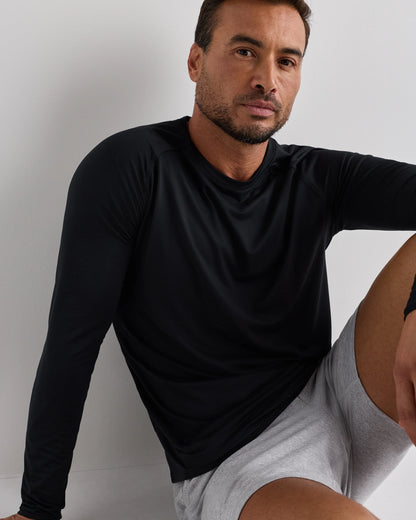 Flowknit Breeze Performance Long Sleeve Tee - XS / Heather Grey