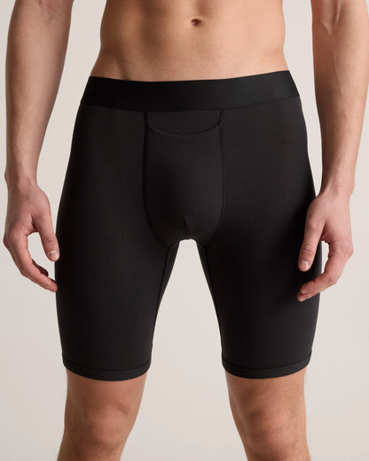 Micromodal 8" Boxer Brief (3-pack) - S / Black