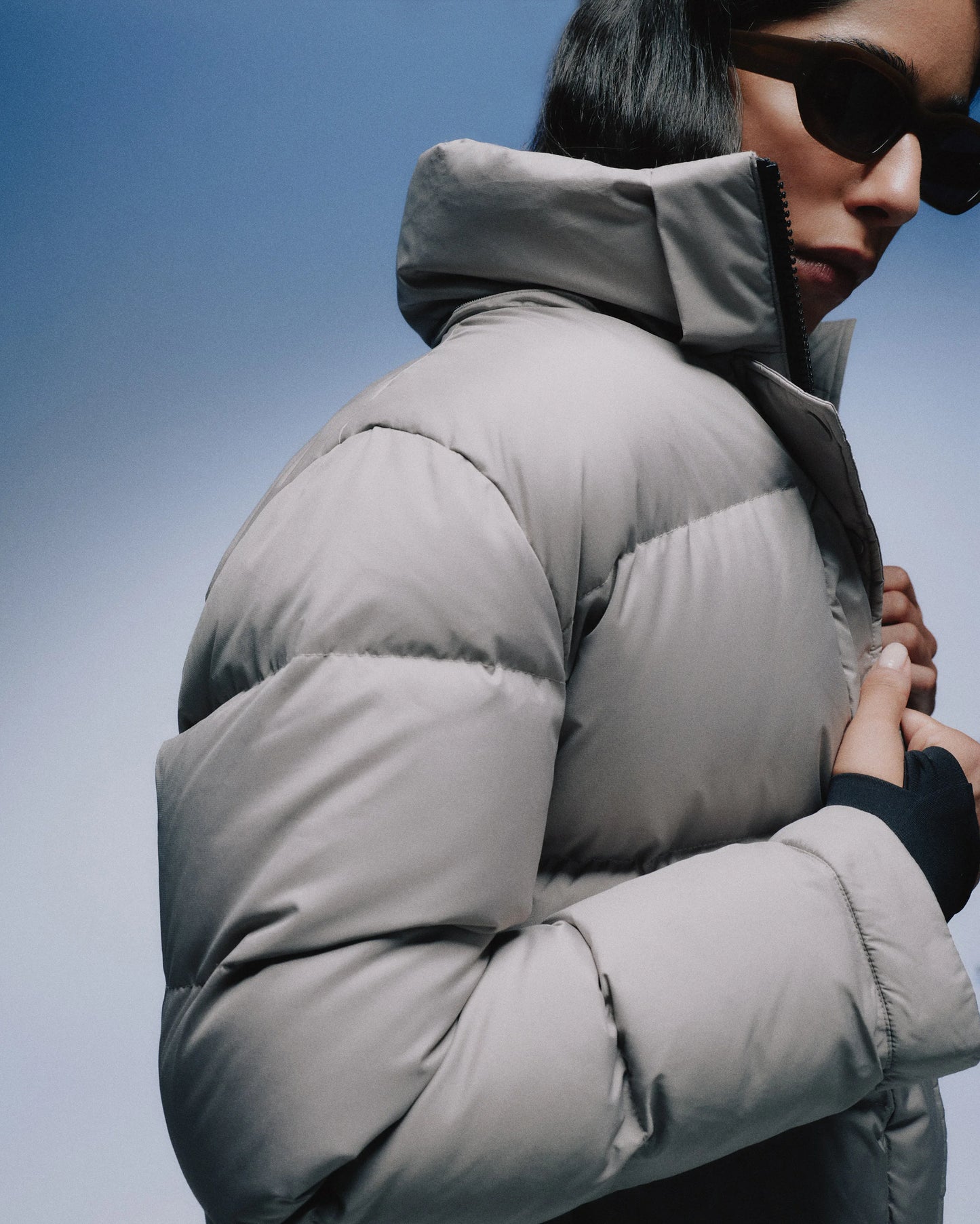 Responsible Down Belted Puffer Maxi Coat - XS / Morel Grey