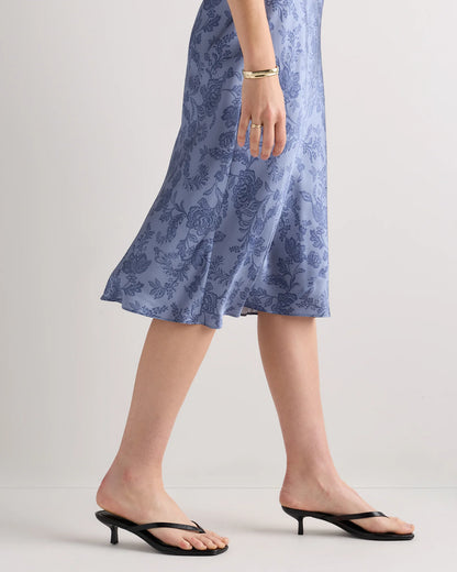 100% Washable Silk Slip Dress - XS / Black