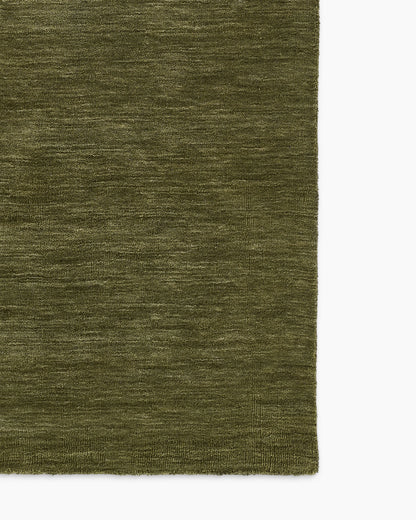 Wells Hand-Loomed Wool Rug - 5' x 8' / Blue