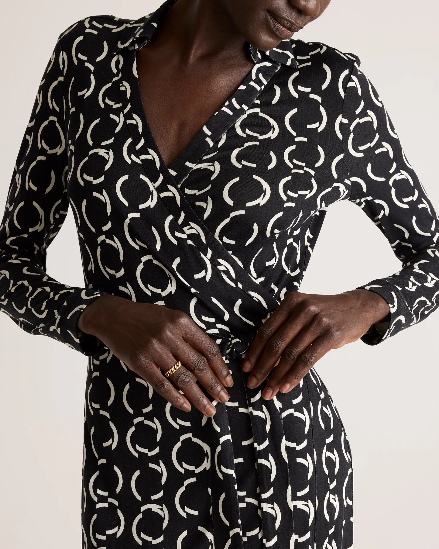 100% Silk Jersey Midi Wrap Dress - XS / Crimson Prism