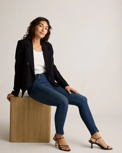 Bella Stretch Skinny Jeans - 24 / Black