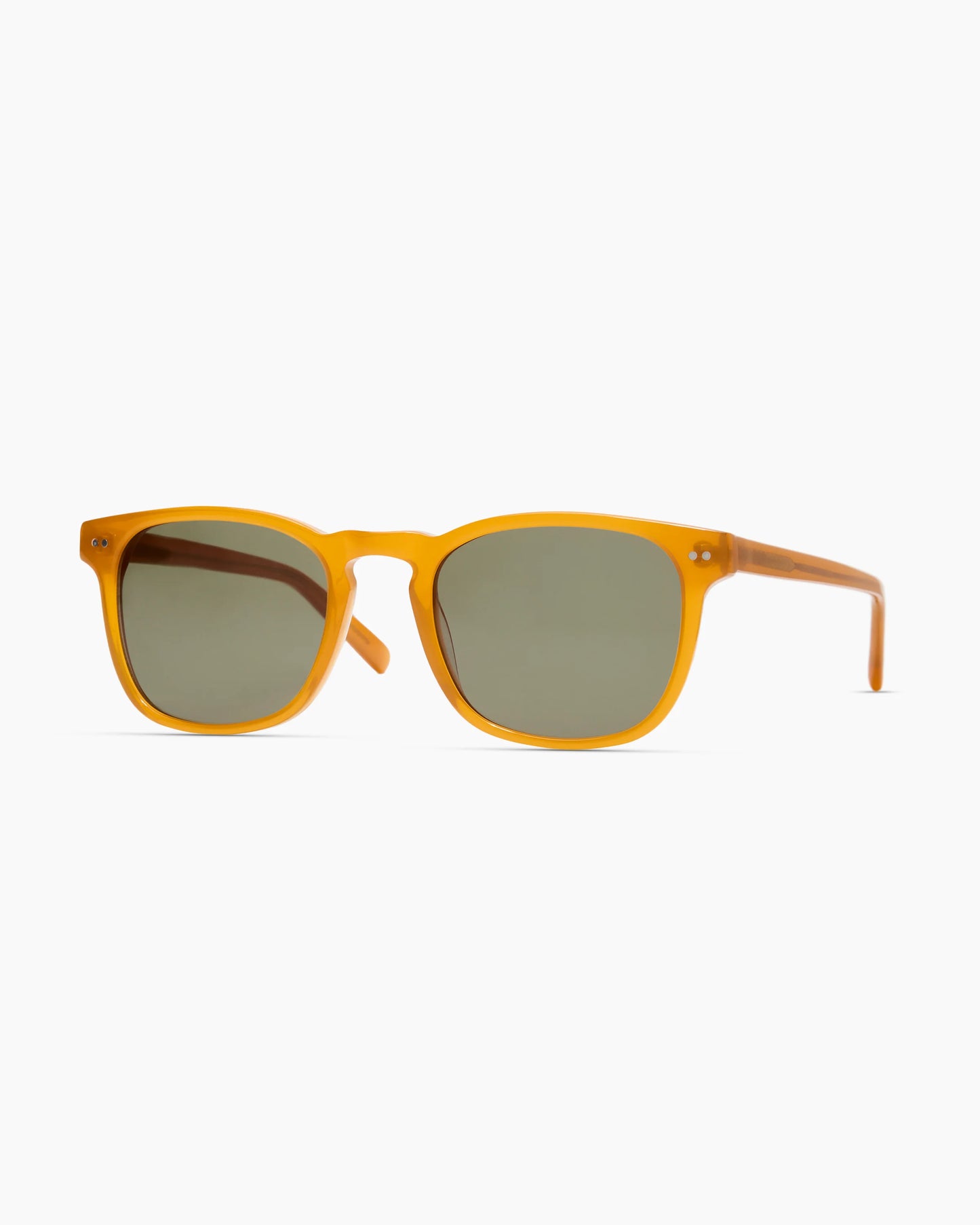 Boston Polarized Acetate Sunglasses - One Size / Honey with Green lens