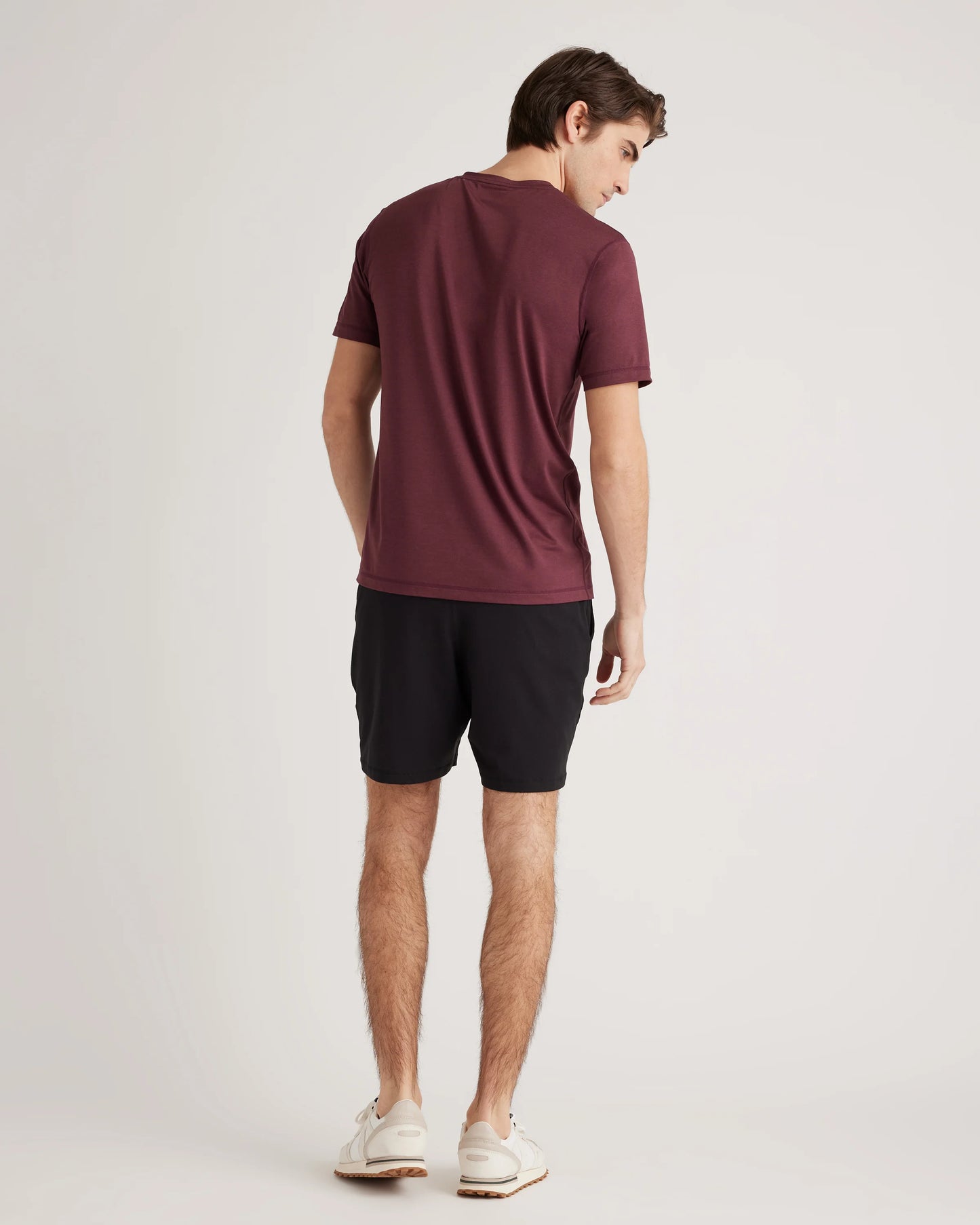 Flowknit Breeze Performance Henley Tee - XS / Burgundy