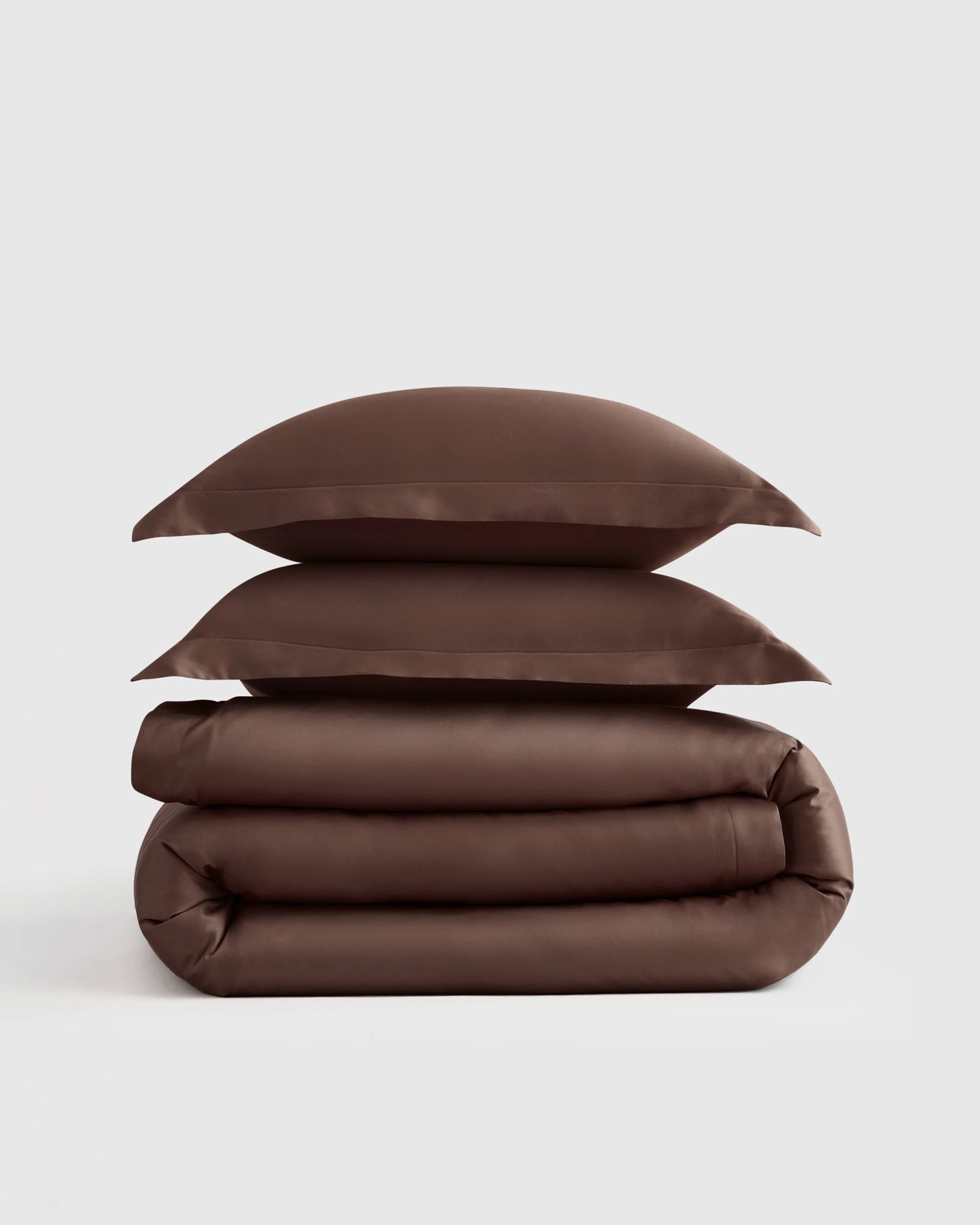 Signature Giza Cotton Sateen Duvet Cover Set - Twin / Sand