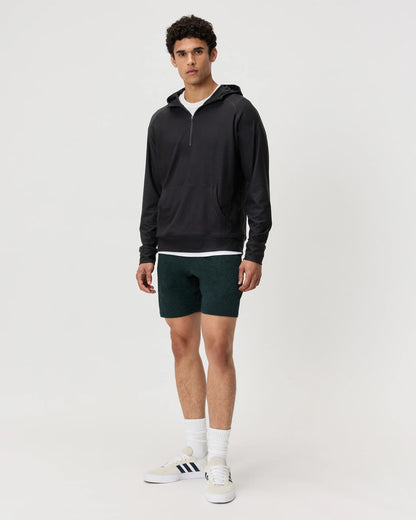 Flowknit Performance Half-Zip Hoodie - S / Heather Green