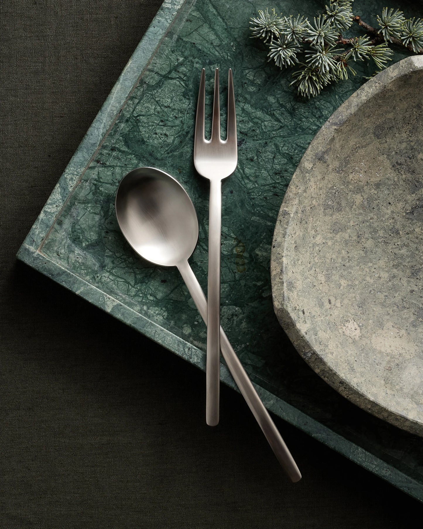 Due 2-Pc Serving Utensil Set by Mepra - One Size / Polished Stainless Steel