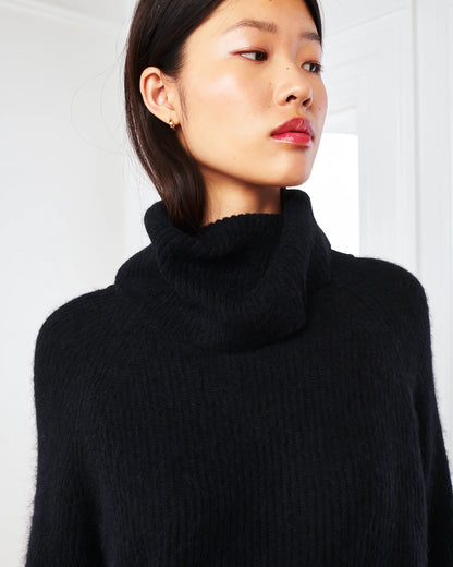 Baby Alpaca-Wool Turtleneck - XS / Light Grey