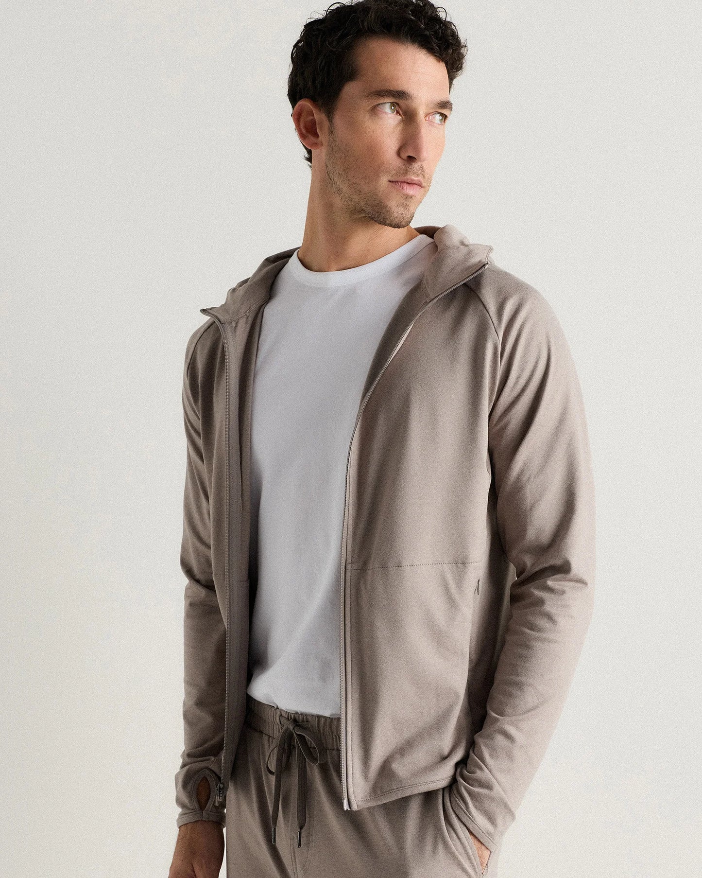 Flowknit Performance Zip Hoodie - S / Heather Grey