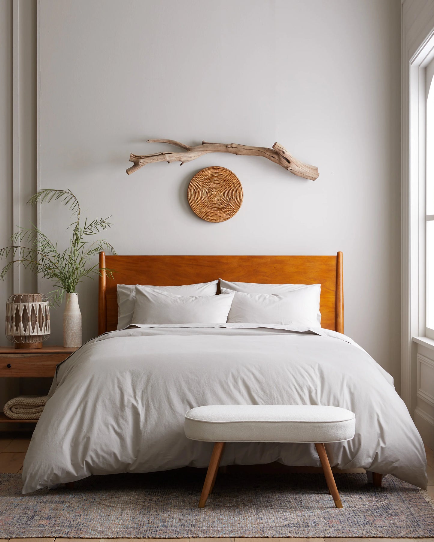 Organic Brushed Cotton Duvet Cover Set - Twin / Toffee