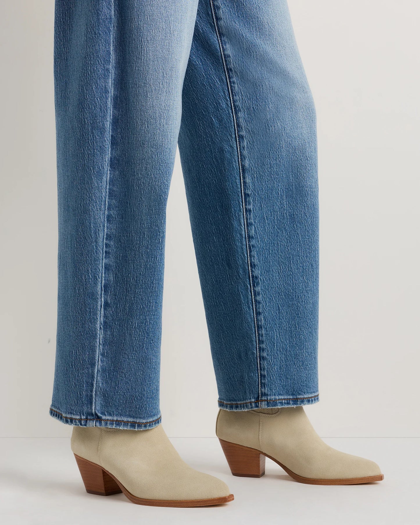 Italian Leather Western Chelsea Ankle Boot - 5 / Coffee Bean