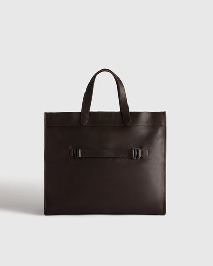 Excursion Italian Leather Tote - One Size / Hickory