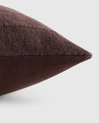 Textured Striped Cotton Pillow Cover - 20x20 / Natural