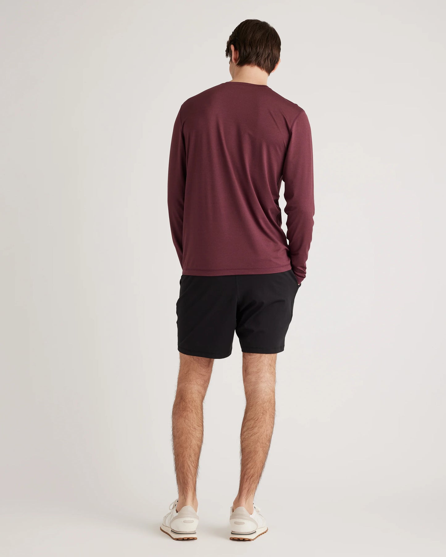 Flowknit Breeze Performance Long Sleeve Henley Tee - XS / Olive