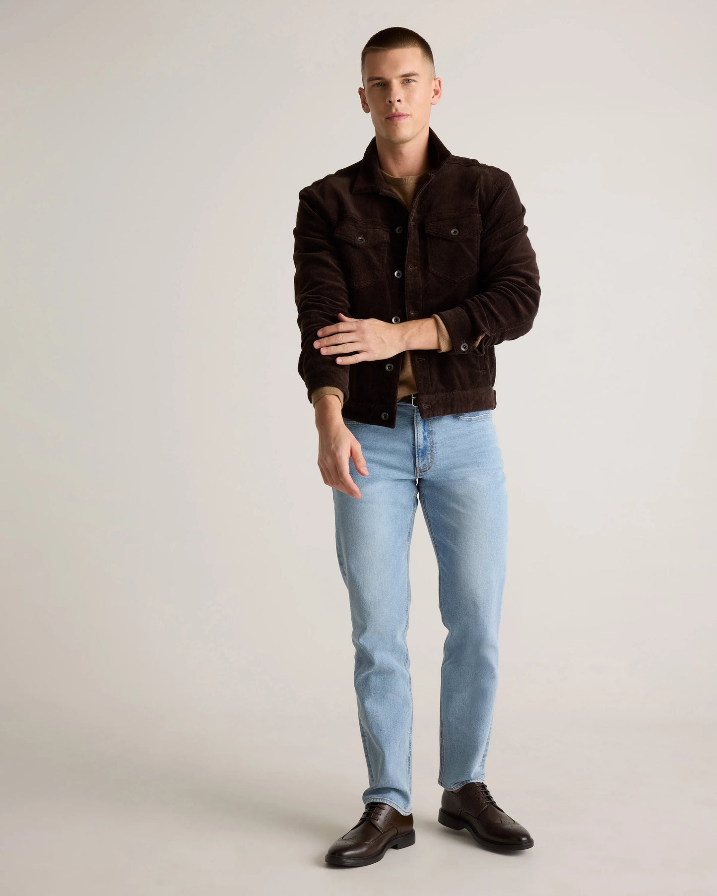 Warren Stretch Straight Jeans - 30X30 / Arctic Blue