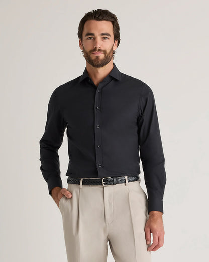 Organic Cotton Cashmere Dress Shirt - XS / Pale Blue
